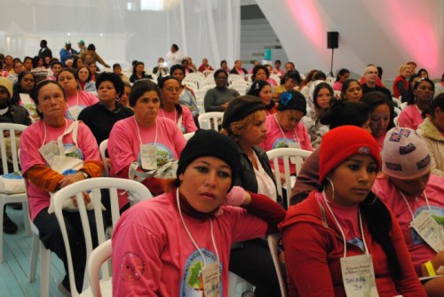 Participants at the Women Waste Pickers' Conference.