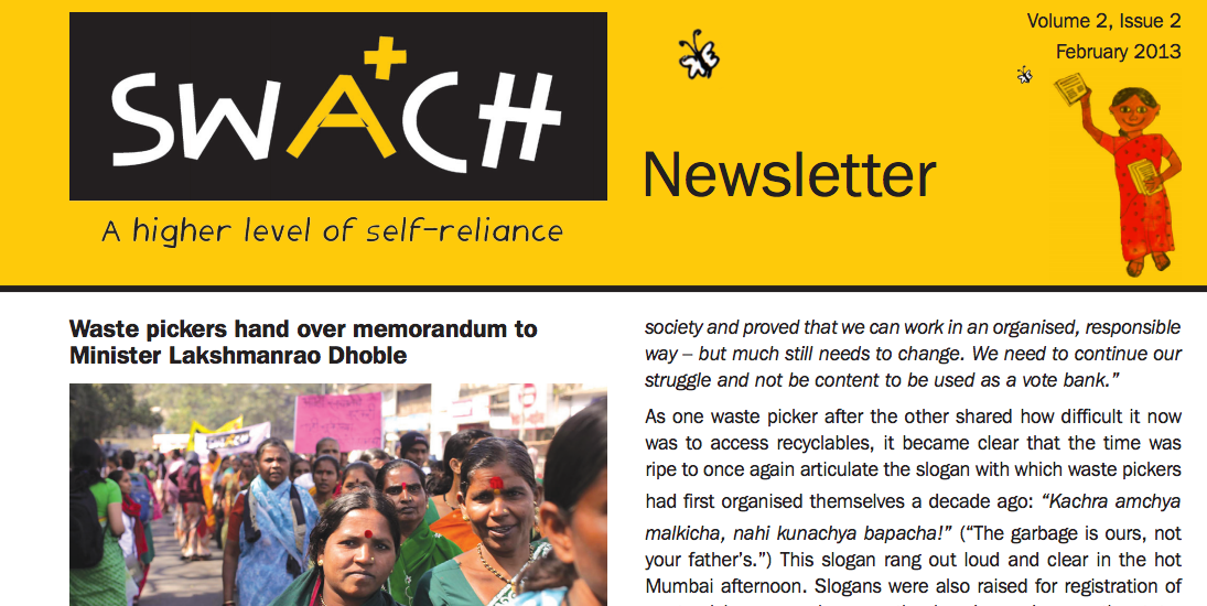 swach newsletter - feb 2013
