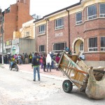 El 21 de marzo la alcaldía mayor de Bogotá realizó el evento de lanzamiento del sistema de pago a población recicladora por sus servicios de recolección y transporte de residuos reciclables. Foto: Federico Parra.