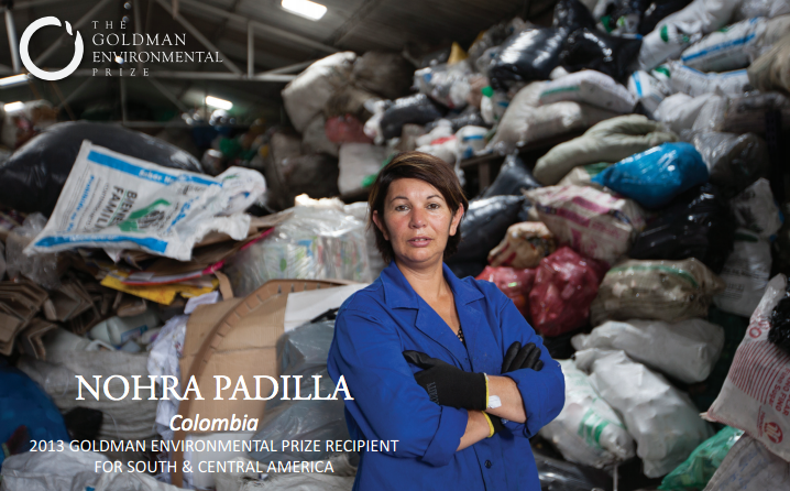 The article about Nohra Padilla produced by the Goldman Environmental Prize.