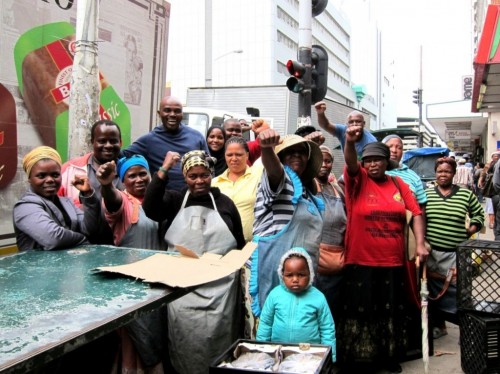 Winners of the day: global recyclers. Photo credits: Asiye Etafuleni.