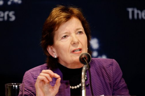 Mary Robinson, Ireland’s first female president, on why women will bear the brunt of global warming. Photo credit: Daily Beast.