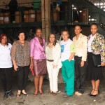 South African government delegates visiting waste pickers' cooperative CooperLimpa in Diadema to learn about participatory and inclusive waste management models. Photo credit: WIEGO.