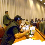 Alex Cardoso, MNCR, speaking at the Sustainable Development Workers' Committee. Photo: Harshad Barde.