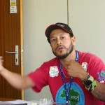 Alex speaking about the cooperatives and MNCR to the Cooperatives Branch at the ILO. Photo: Lucia Fernandez.