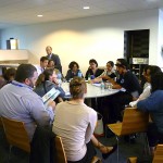 Meeting with the FES Foundation's Latin American leadership. Photo: Karin Pape