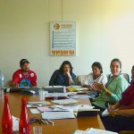 Meeting with the ILO Cooperative Branch. Photo: Karin Pape