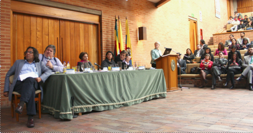 Policy dialogues in Bogotá. (Photo: Federico Parra)
