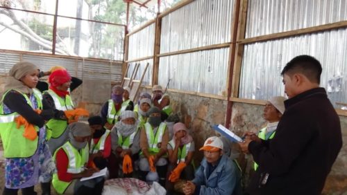 Glance of a training session of members of SHG by Mr. James from Bethany Society, Shillong