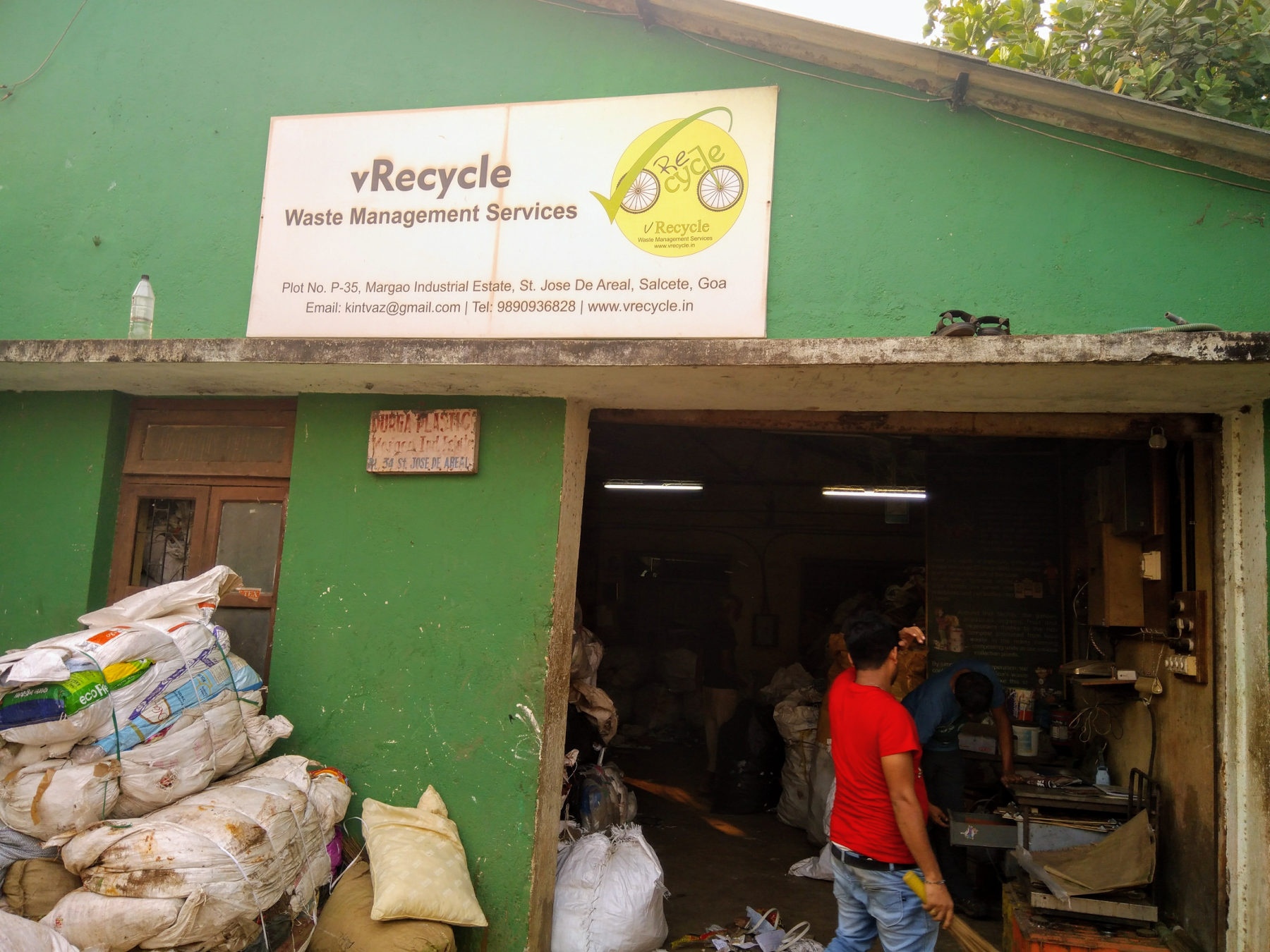 vRecycle in Goa (India).