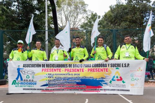 March 2nd, 2020 demonstration. Bogota, Colombia. Global Waste Pickers day.